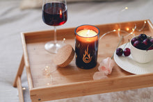 Load image into Gallery viewer, Candleholic Logo Wine Bottled Luxury Candle with cork lid - Candleholic Shop