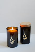 Load image into Gallery viewer, Candleholic Logo Wine Bottled Luxury Candle with cork lid - Candleholic Shop