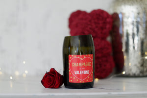 Champagne is my Valentine Soy Candle - Candleholic Shop