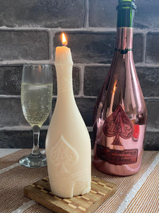 Ace of Spades Champagne Bottle Candle - Candleholic Shop