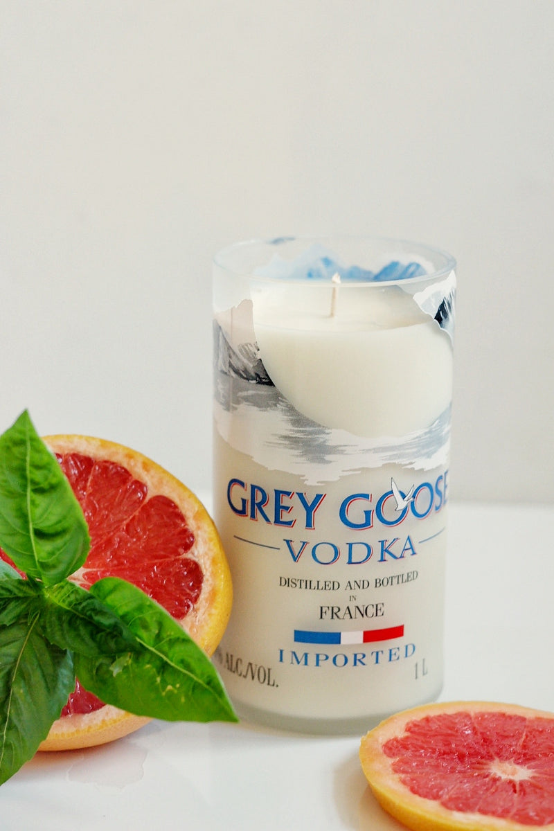Grey Goose Vodka Bottle Candle Cover Set - Mid Cut – Gottles