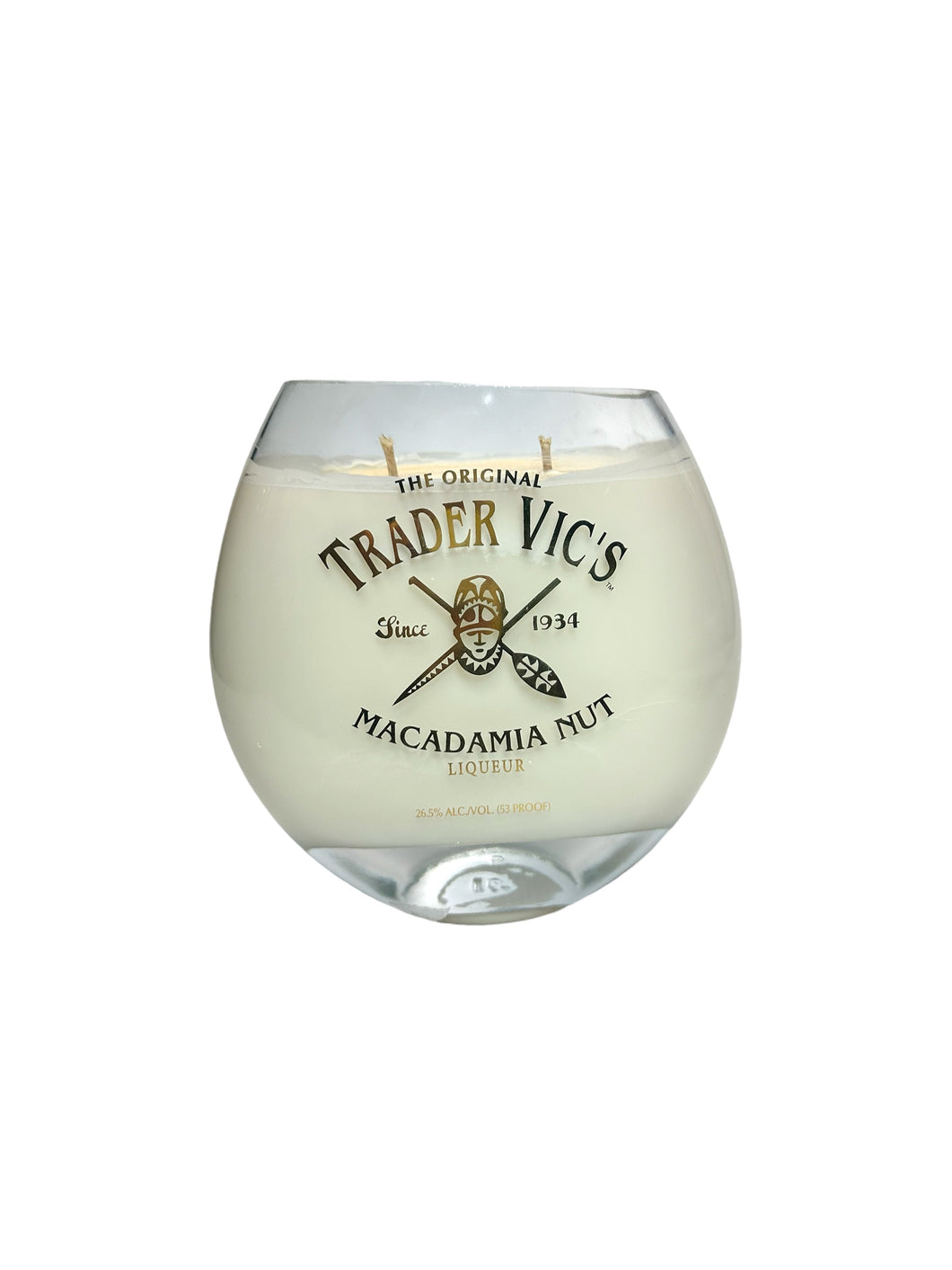 Upcycled Trader Vic's Candle - Candleholic Shop