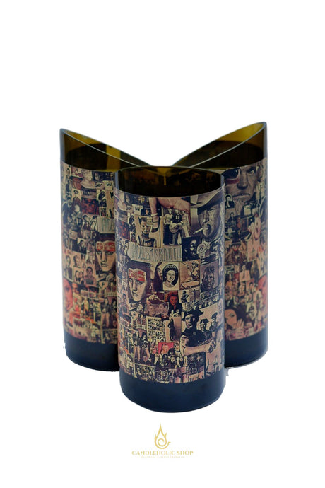 Abstract by Orin Swift Recycled Wine Bottle Candle - Candleholic Shop