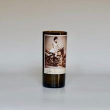 Load image into Gallery viewer, The biker Zinfandel Wine Bottle Candle - Candleholic Shop