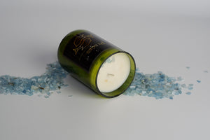 Pisces. Handmade Zodiac Candle with crystals - Candleholic Shop