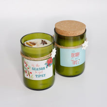 Load image into Gallery viewer, Winter Holiday Wine Candle - Candleholic Shop