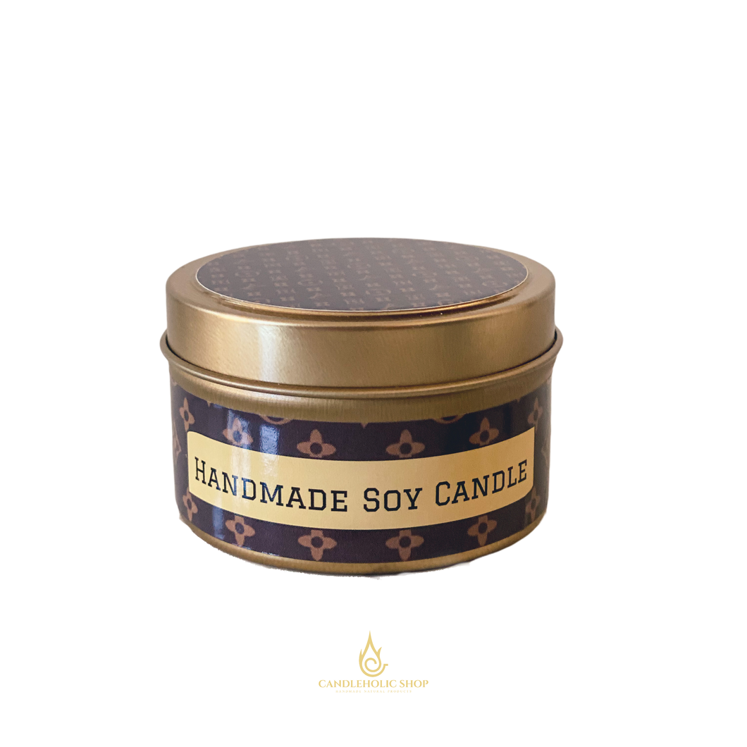 lv design tin candle