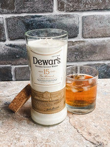 Dewar's Bottle Soy Wax Candle - Candleholic Shop