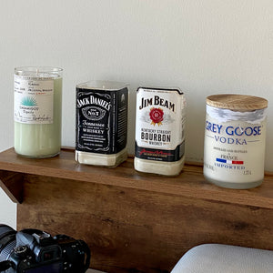 Jack Daniels Whiskey Bottle Candle - Candleholic Shop