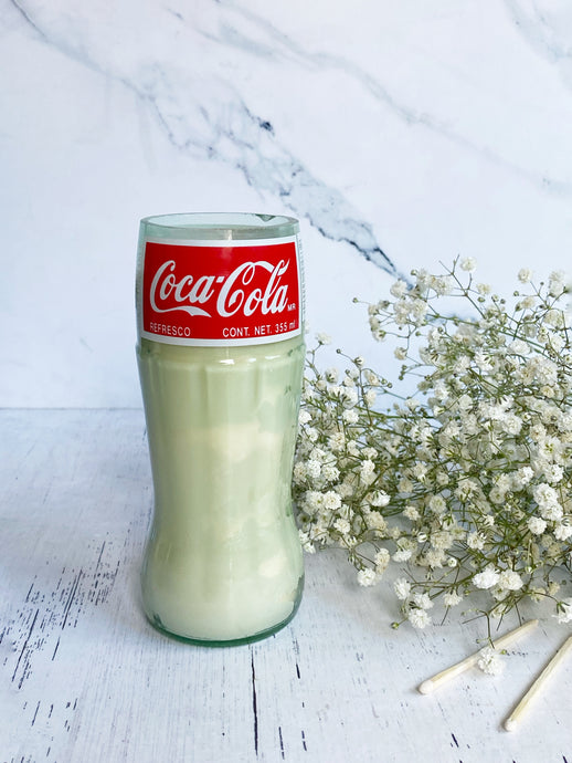 Coca-Cola Soy Candle in Repurpose Original Bottle - Candleholic Shop