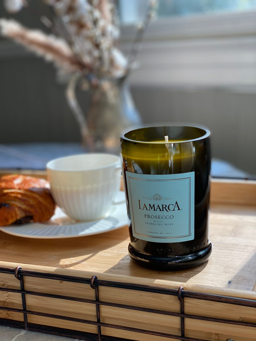 Lamarca Prosecco Bottle  Candle - Candleholic Shop