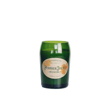 Load image into Gallery viewer, Handmade Soy Candle in Champagne Bottle Perrier Jouet - Candleholic Shop