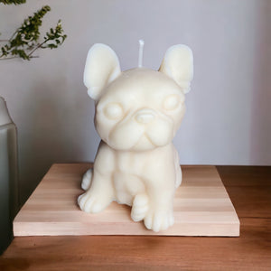 Handmade Soy Wax French Bulldog Candle - Candleholic Shop