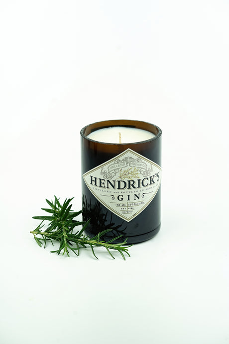 Hendrick's Gin Liquor Bottle Candle (1 L) - Candleholic Shop
