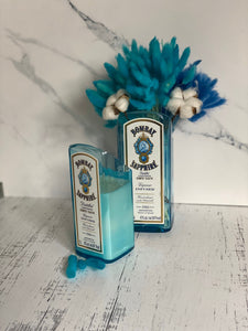 Bombay Saphire Liquor Bottle Candle - Candleholic Shop