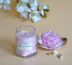 French Rose Wine Bottle Candle - Candleholic Shop