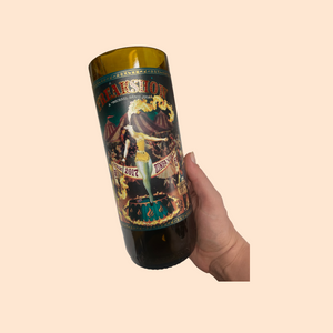 Freakshow Wine Bottle Candle - Candleholic Shop