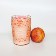 Load image into Gallery viewer, Peach Bubbles Champagne Bottle Candle - Candleholic Shop