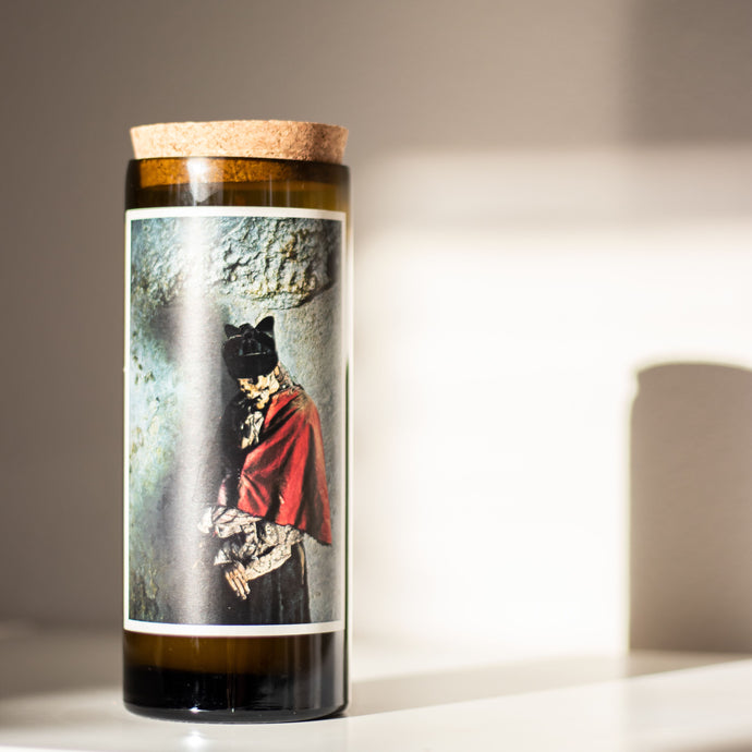 Palermo Skull  Wine Bottle Candle - Candleholic Shop