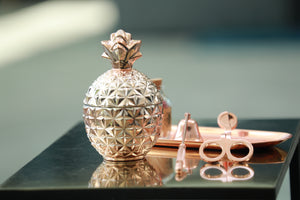 Gold Pineapple Handmade Soy Scented Candle - Candleholic Shop